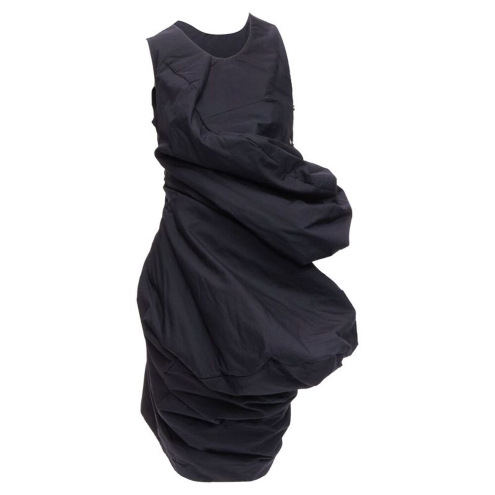 Comme des Garcons Lumps Bumps circle cut asymmetric dress
